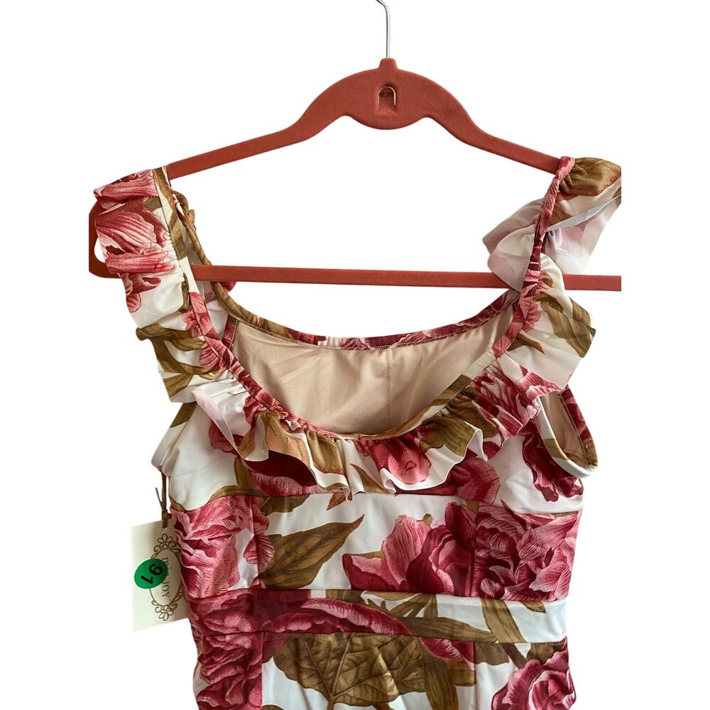 Mia Joy EVIE SWIMSUIT IN BOUGAINVILLEA FLORAL M NWT - Picture 5 of 8